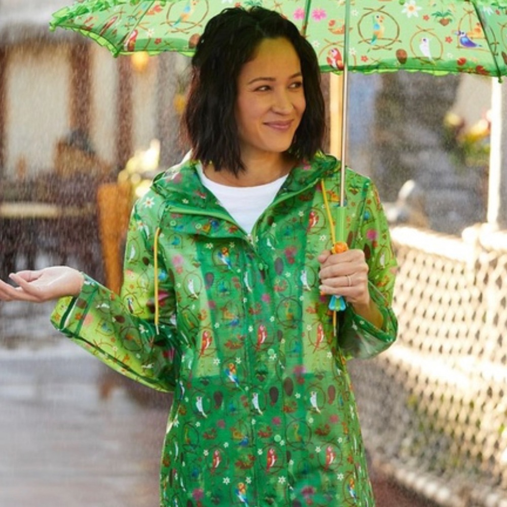 Disney Tiki Room Raincoat. Size XXL